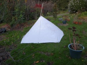 Rear View, windward side: the wind and rain will skid right up over it