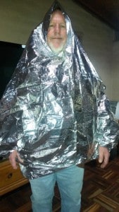 Space Blanket Poncho