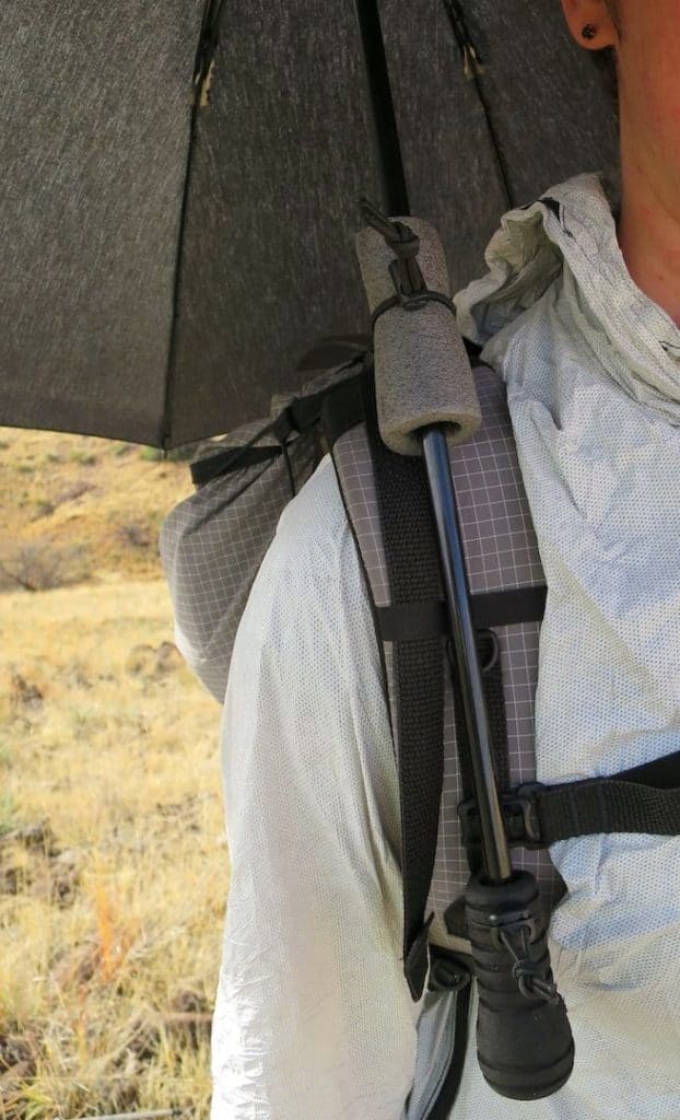 A Hands Free Umbrella