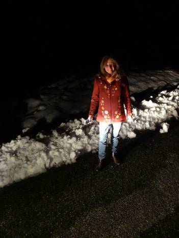 Snowdrift between Te Anau & Tuatapere