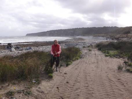 Wairaurahiri River mouth looking West