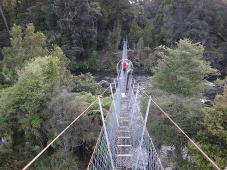 Wairaurahiri River walkwire & possum gate