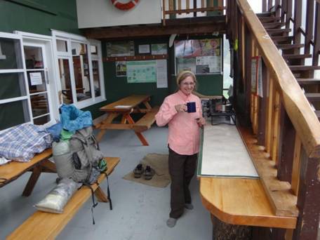 Cuppa time: Waitutu Lodge Wairaurahiri River