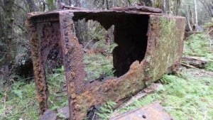 A reminder of yesteryear at Port Craig.