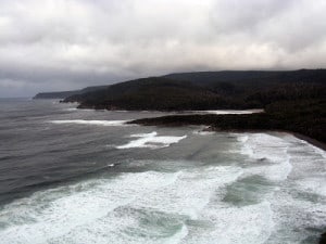 Our last view of the Southern Ocean before turning inland