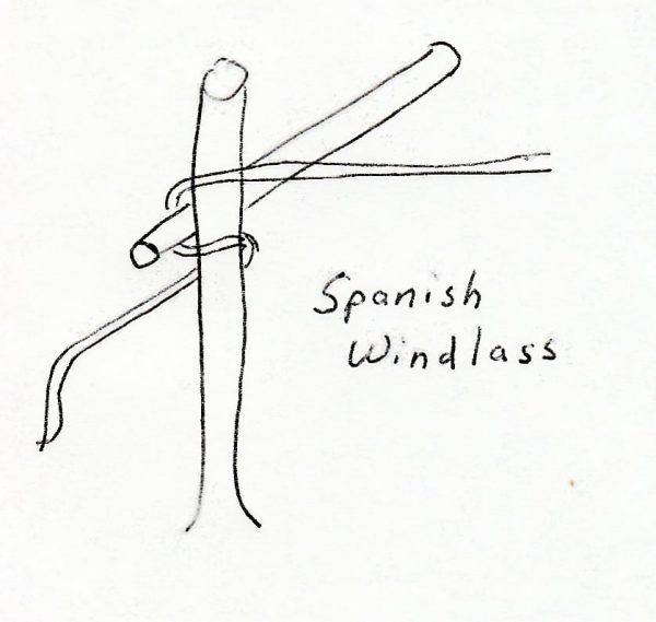 The Spanish Windlass The Ultralight Hiker