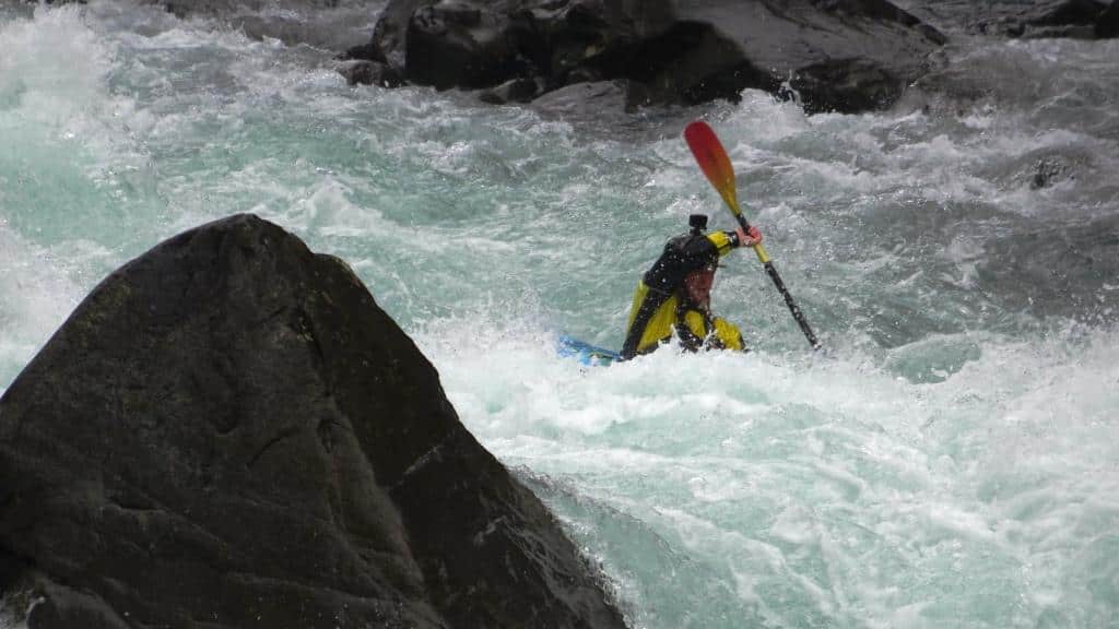 Canoeing the Hollyford River