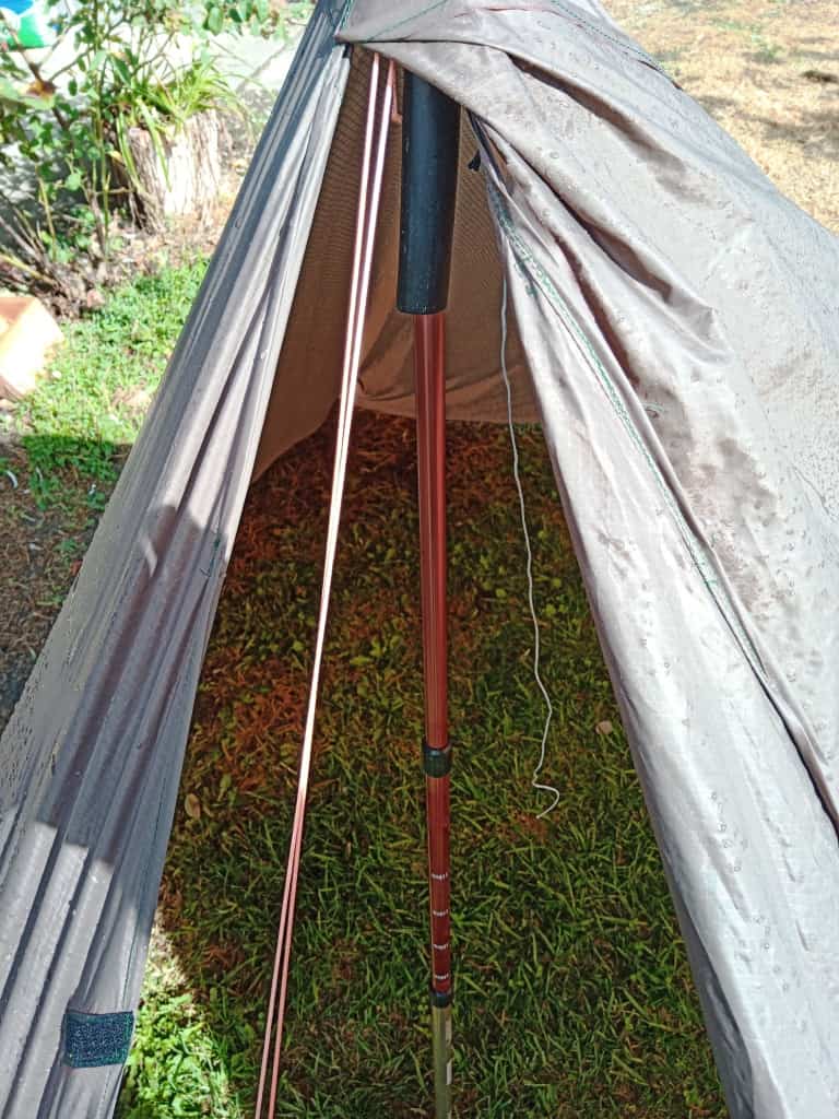 DIY Ultralight Sprung Tent Pole Extension