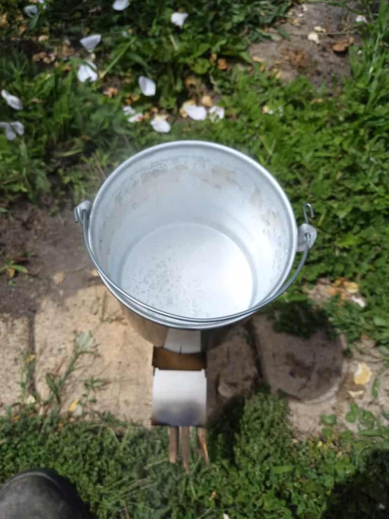 Miniature Rocket Stove