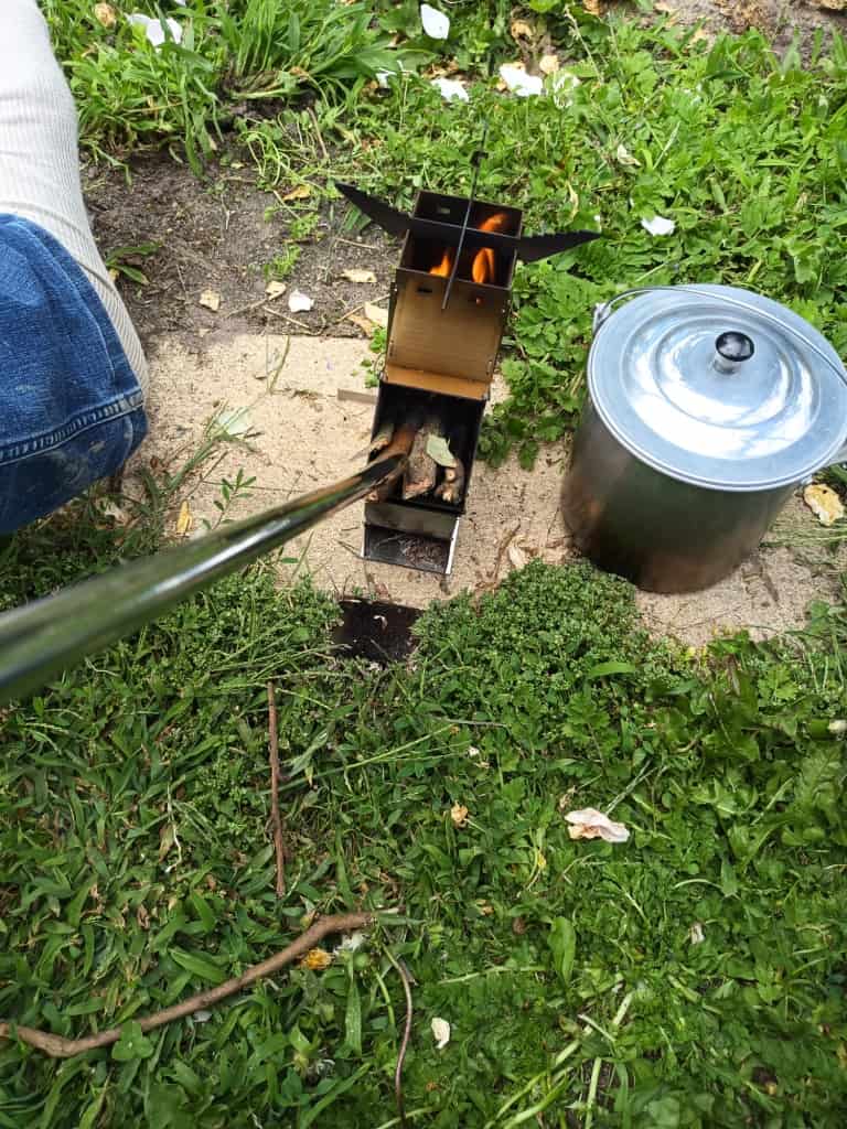 Miniature Rocket Stove
